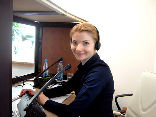 Conference interpreter in Astana